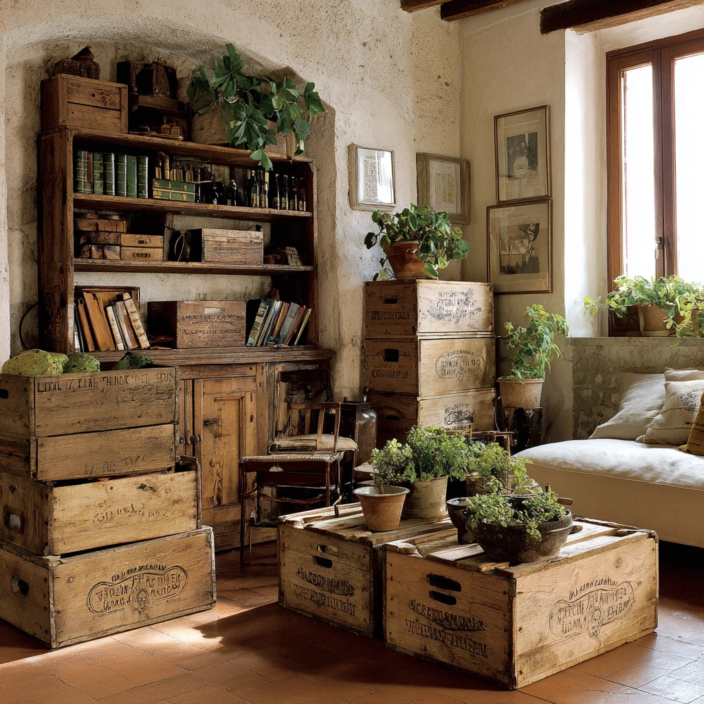 19 Vintage Wine Crates