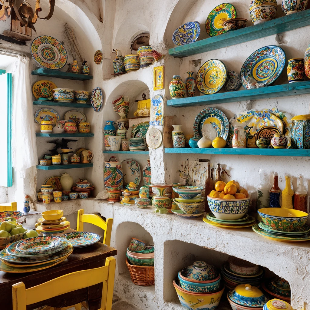 8 Colorful Ceramic Dishware