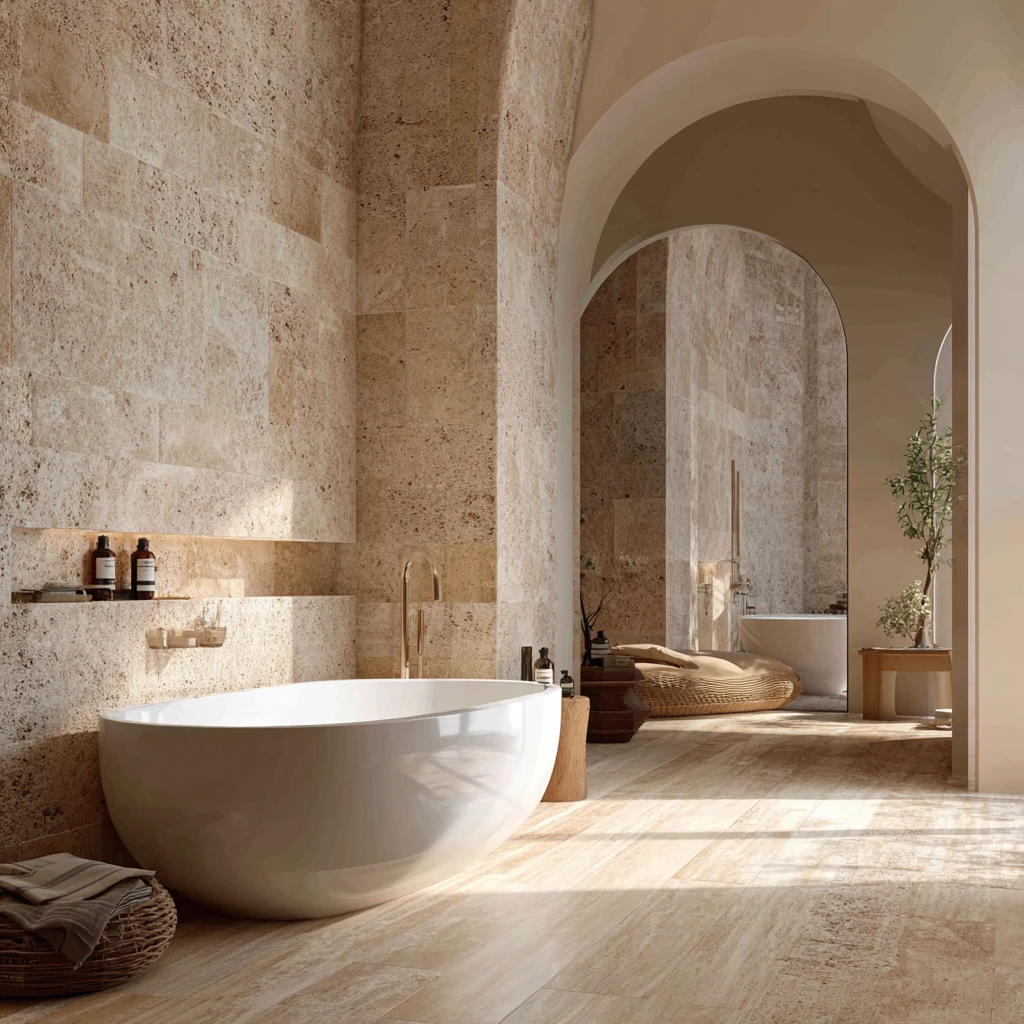 1 Travertine Stone Walls
