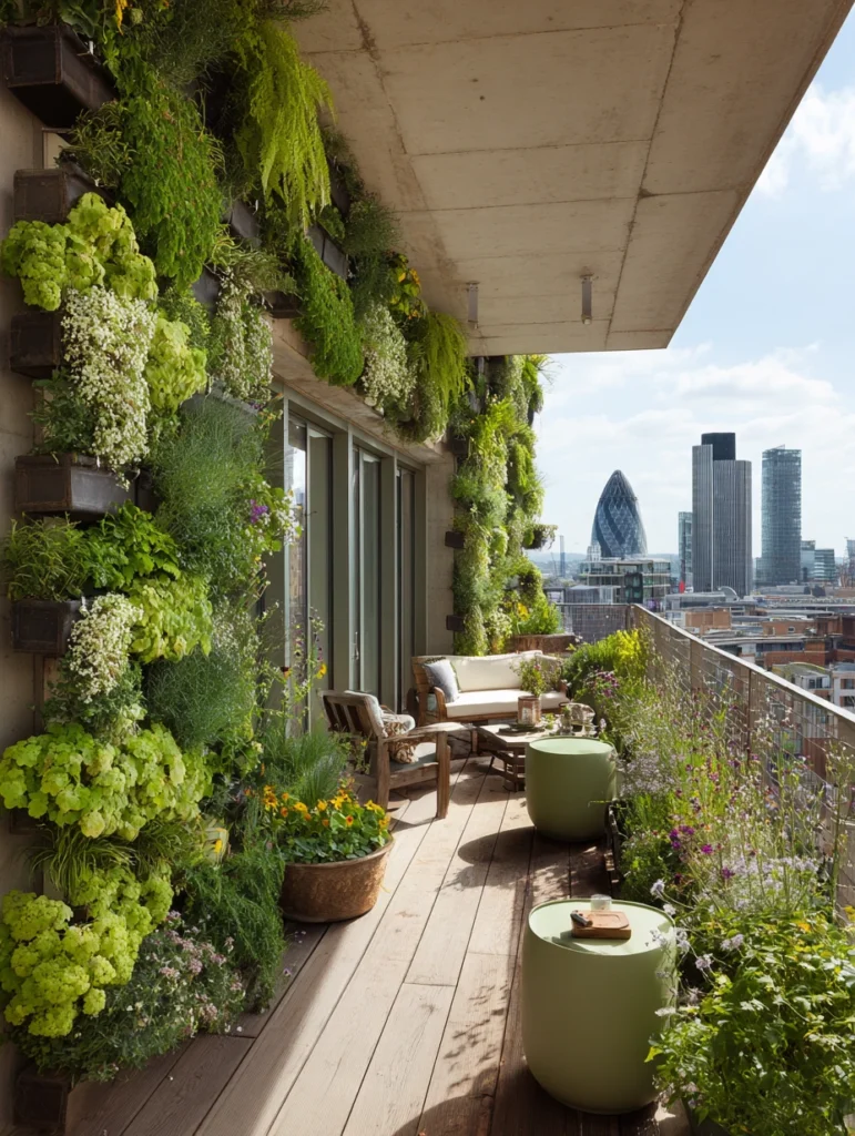 Stunning Terrace Garden Ideas: Vertical Garden Wall Magic
