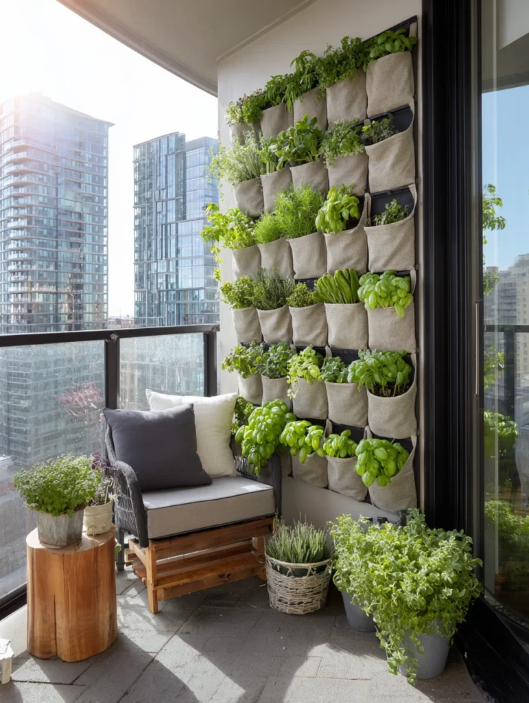 Small Balcony Garden Ideas: Vertical Wall Gardens