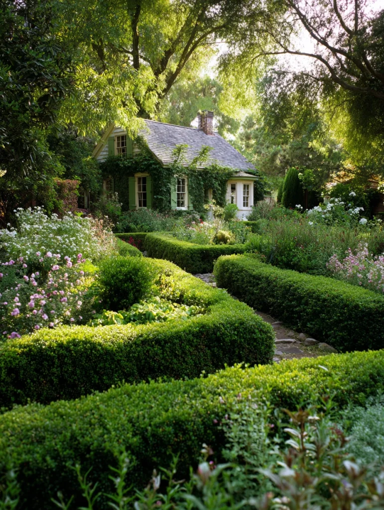 How To Create an English Cottage Garden for Your Flowers: Create "Rooms" With Hedges and Shrubs