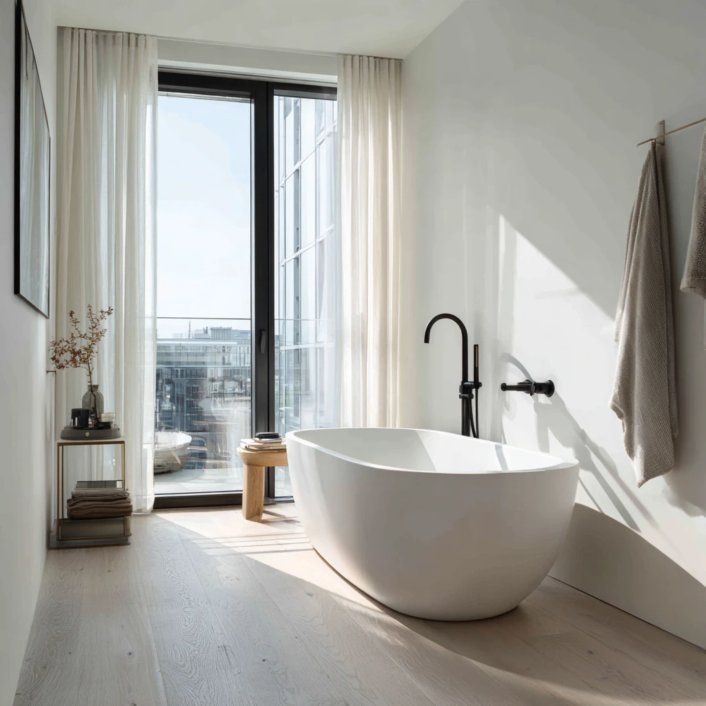 11 Add a Freestanding Bathtub