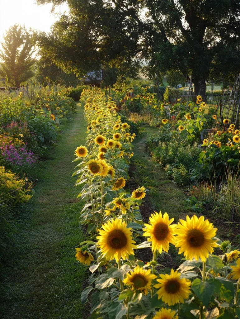 Beautiful Sunflower Garden Ideas: Build a Three-Season Rotation