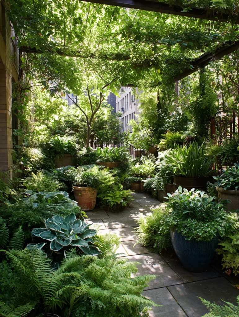 Stunning Terrace Garden Ideas: Shade Garden Solutions