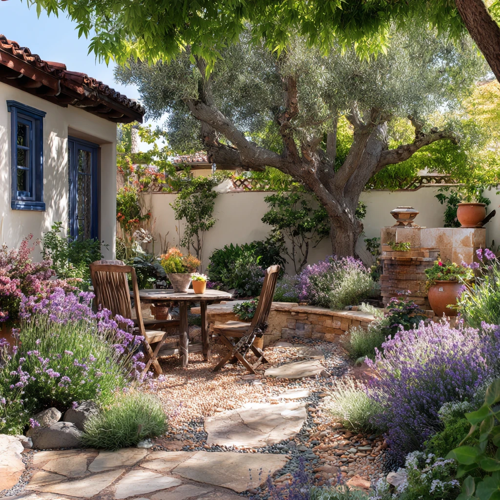 12 Mediterranean Corner Oasis