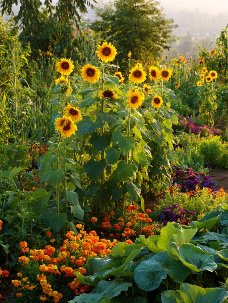 Beautiful Sunflower Garden Ideas: Design a Companion Planting System