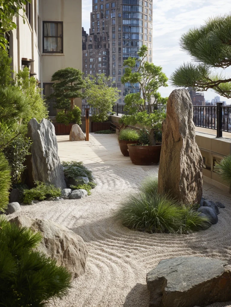 Stunning Terrace Garden Ideas: Zen Garden Meditation Space