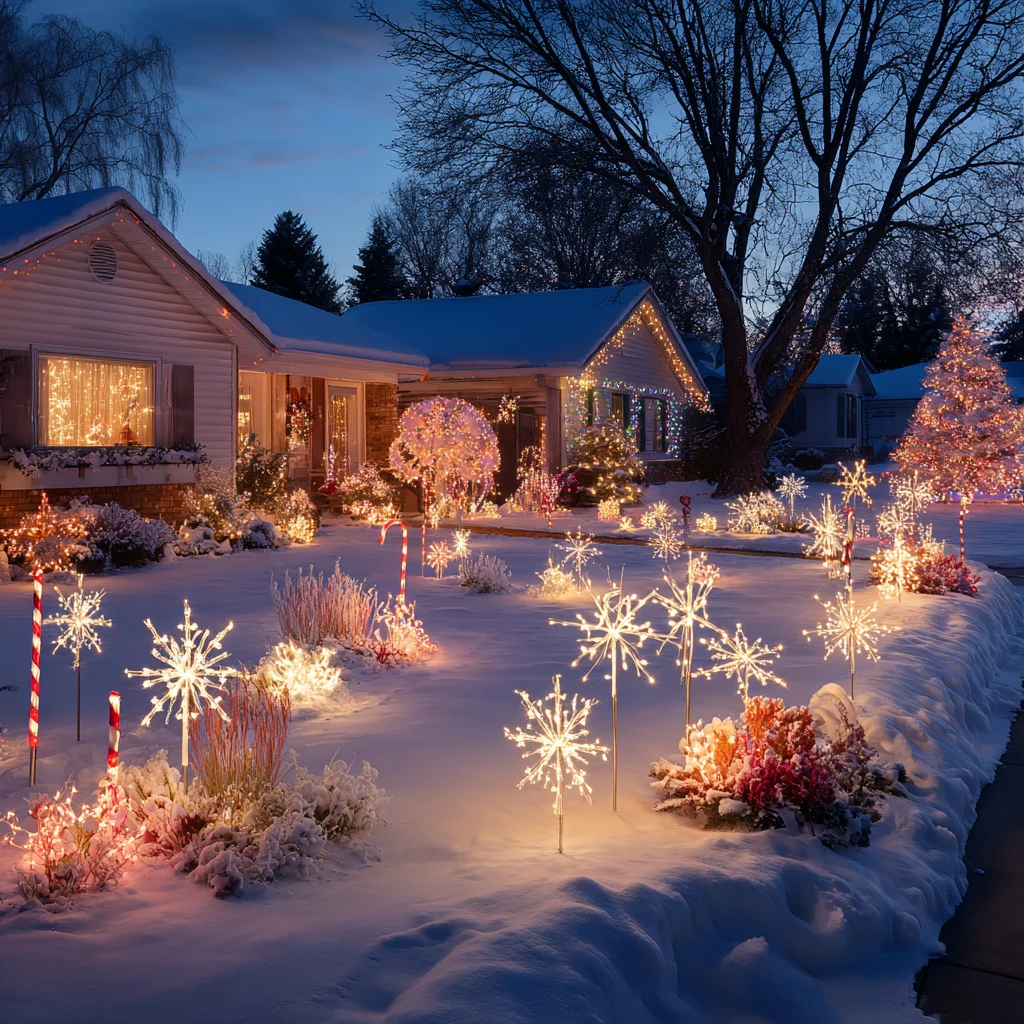 14 Illuminated Yard Stakes