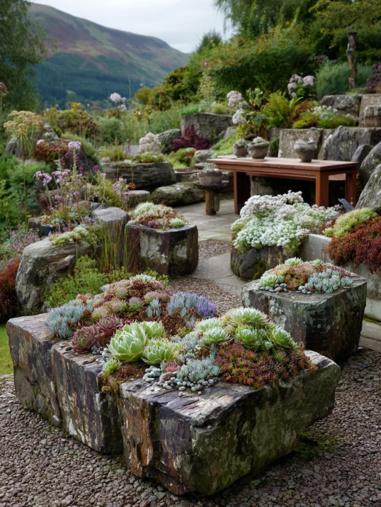 Scottish Garden Ideas: Create Stone Troughs for Alpines