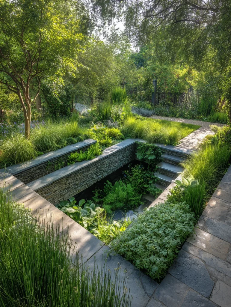 Best Raised Garden Bed Ideas: Sunken Beds for Dramatic Visual Impact