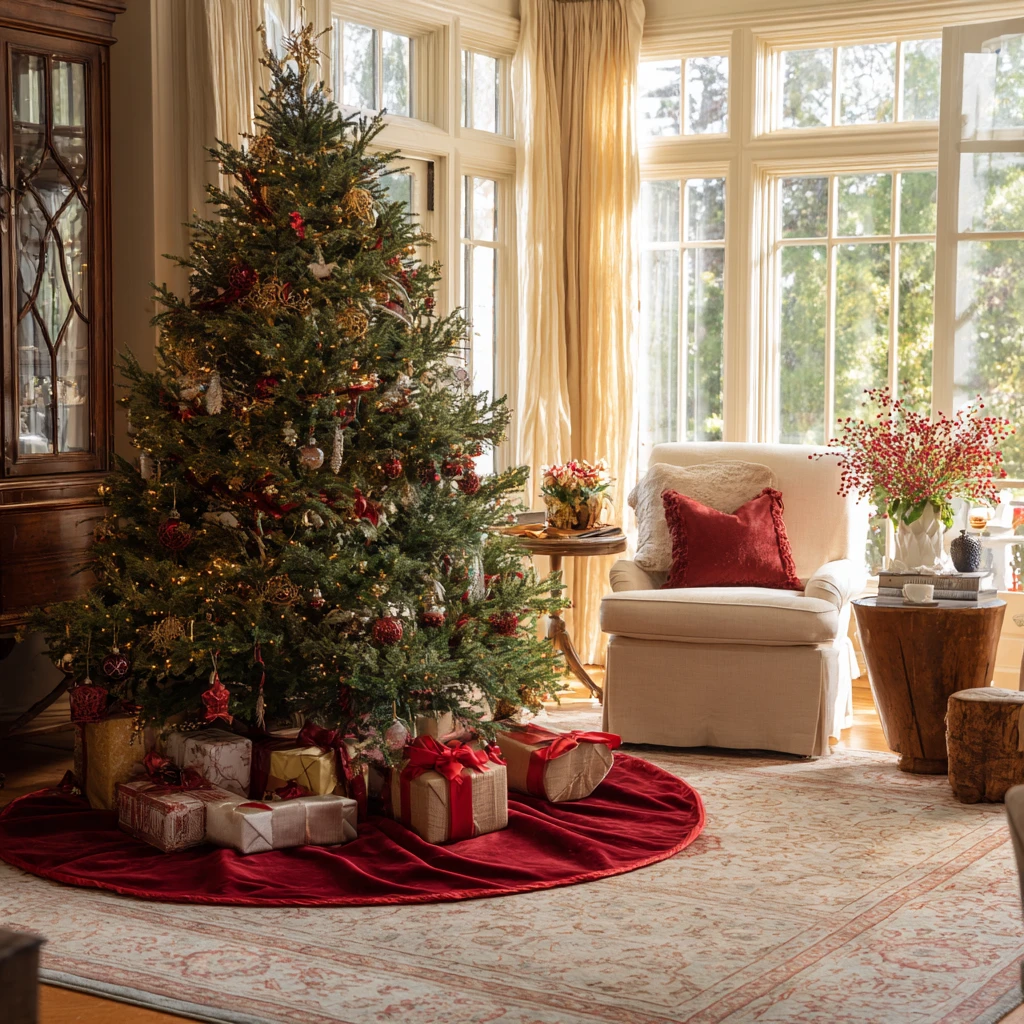 15 Traditional Christmas Tree Skirt