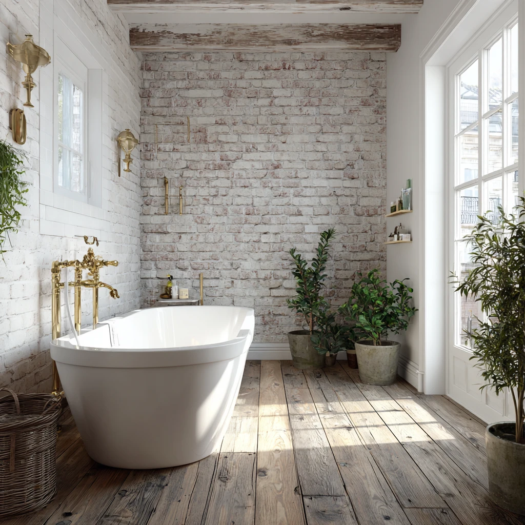 15 Whitewashed Brick