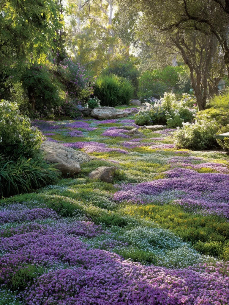 Stunning Garden Ideas on a Budget: Incorporate Groundcovers to Reduce Mowing