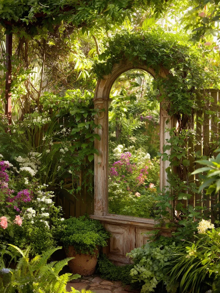 Secret Garden Ideas: Install Garden Mirrors Strategically