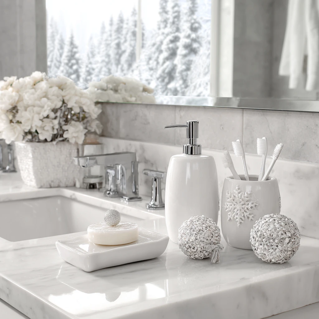17 Winter White Bathroom