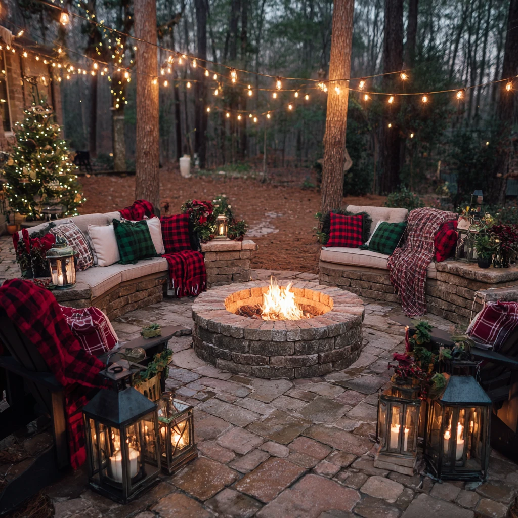 19 Set Up a Festive Fire Pit
