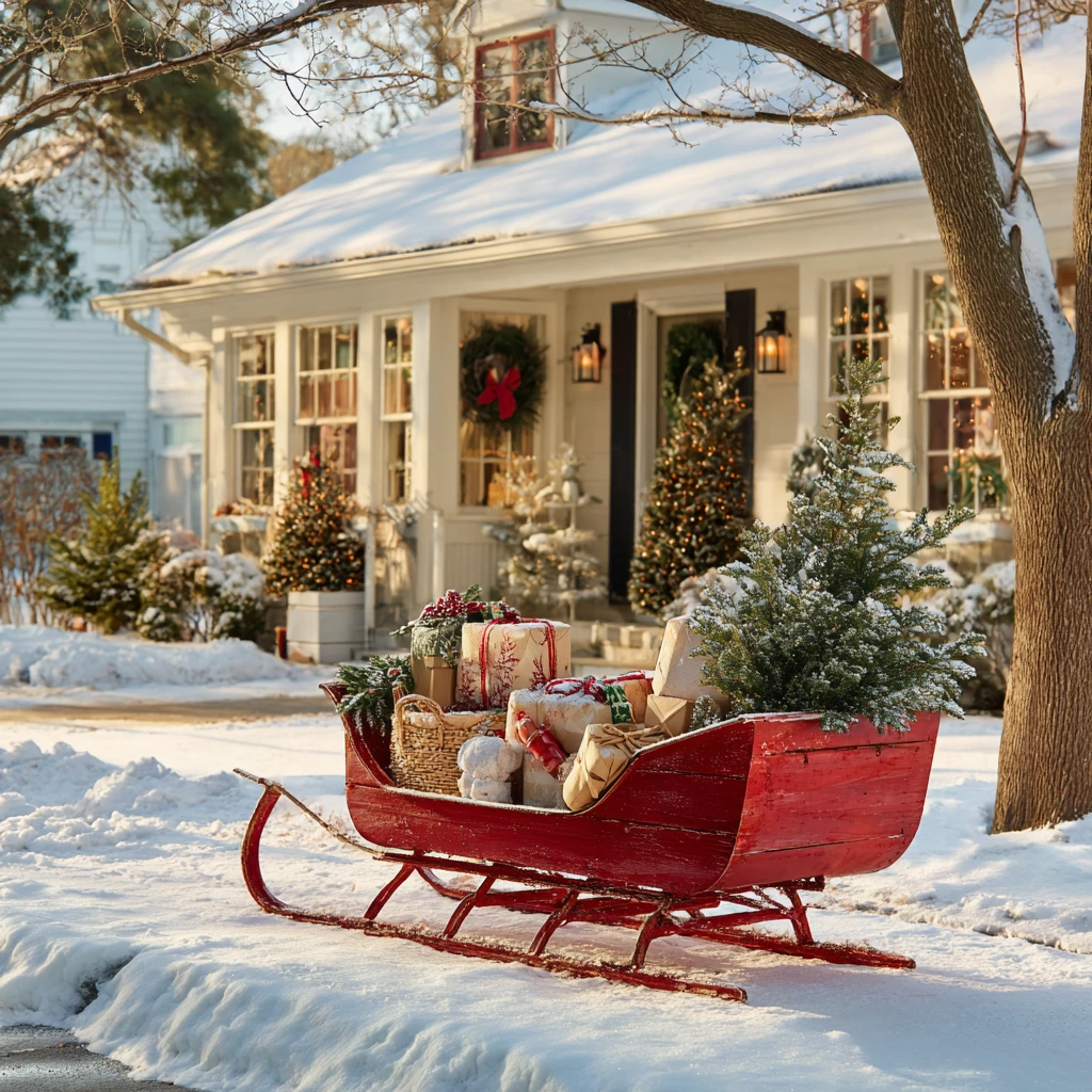 19 Sleigh or Wagon Display