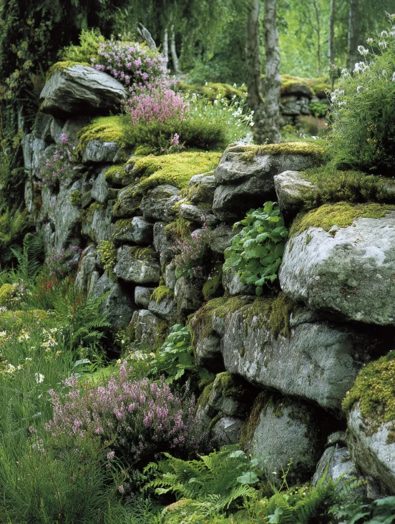 Scottish Garden Ideas: Build Dry Stone Walls