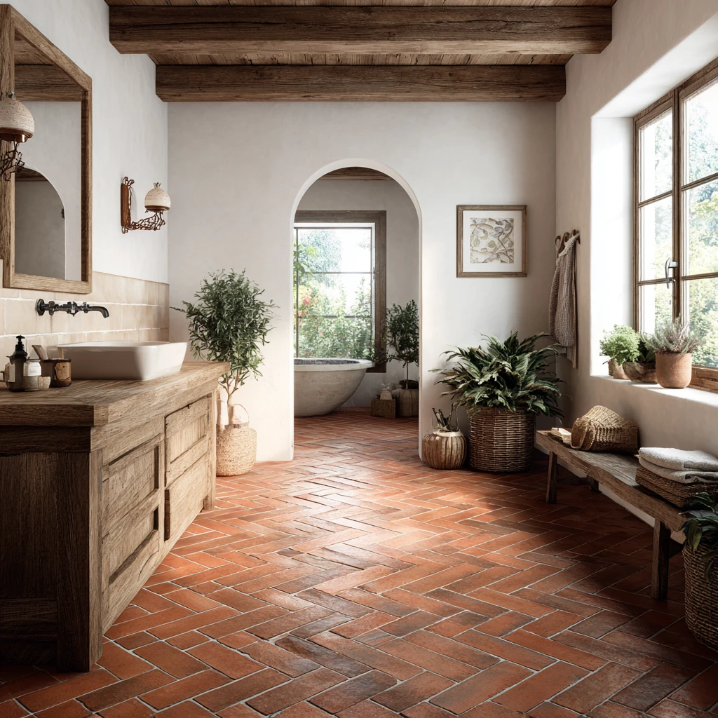 2 Terracotta Floor Tiles
