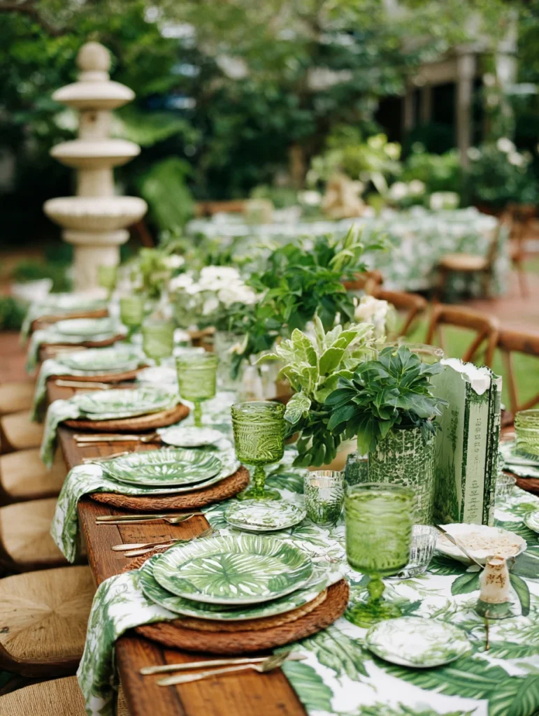Gorgeous Garden Party Ideas: Themed Tablescape with Botanical Prints