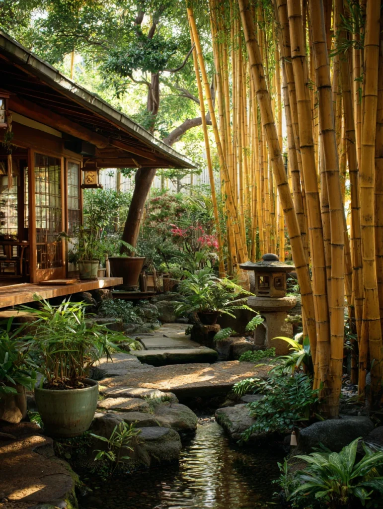 Japanese Garden Ideas: Incorporate Bamboo Accents and Details