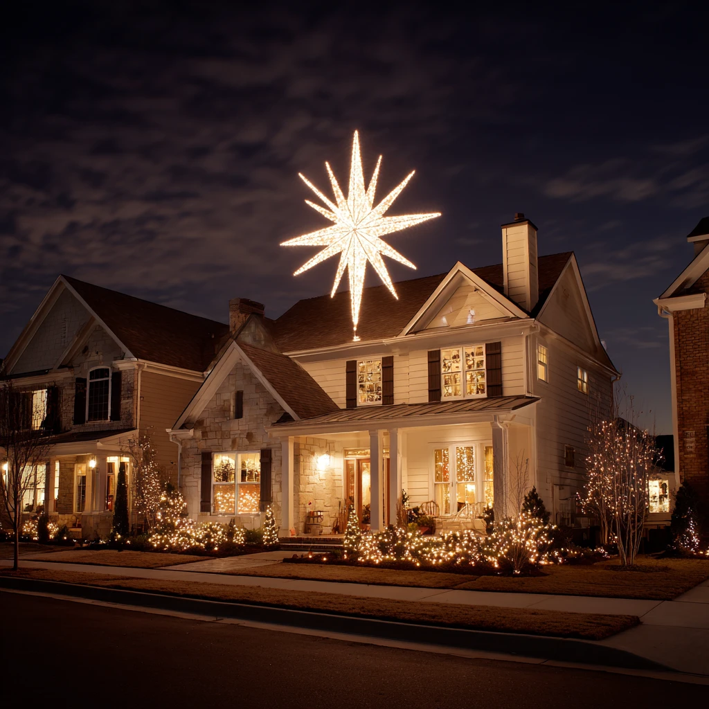 20 Install a Lighted Star
