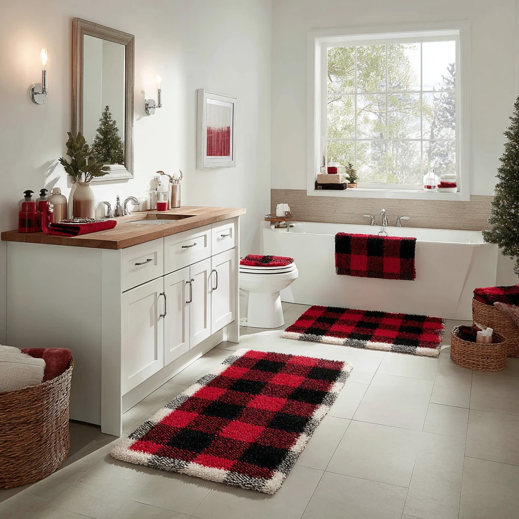 21 Christmas Bathroom Rug