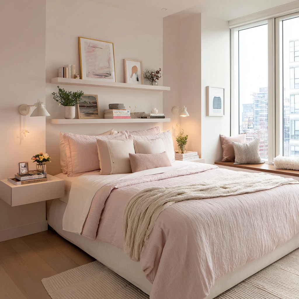 21 Install Floating Nightstands