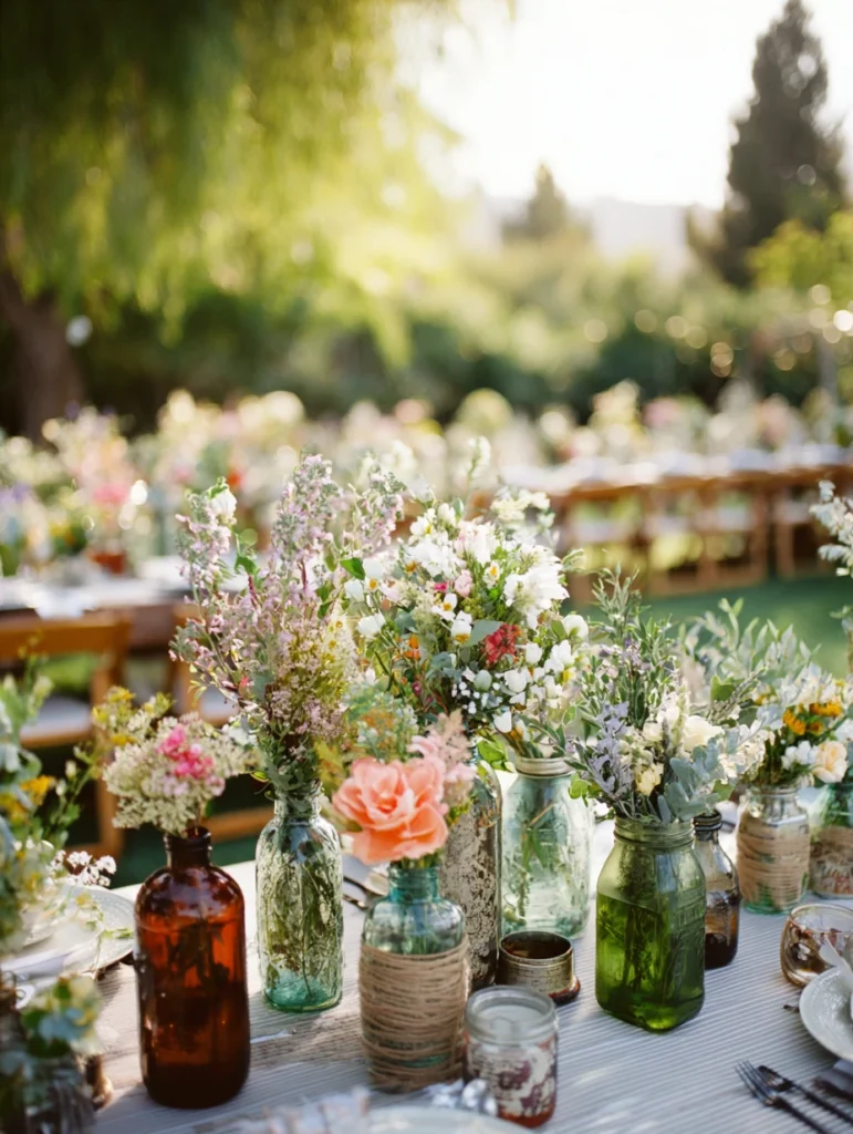 Gorgeous Garden Party Ideas: DIY Floral Arrangements in Unexpected Containers
