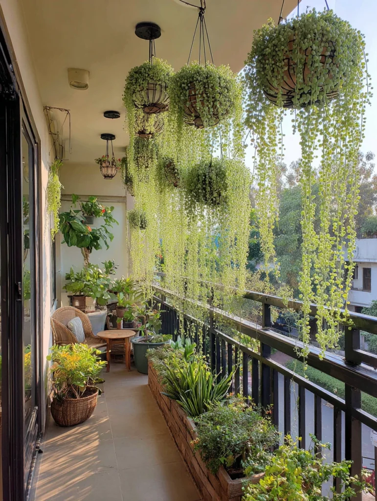 Small Balcony Garden Ideas: Hanging Planters for Greenery