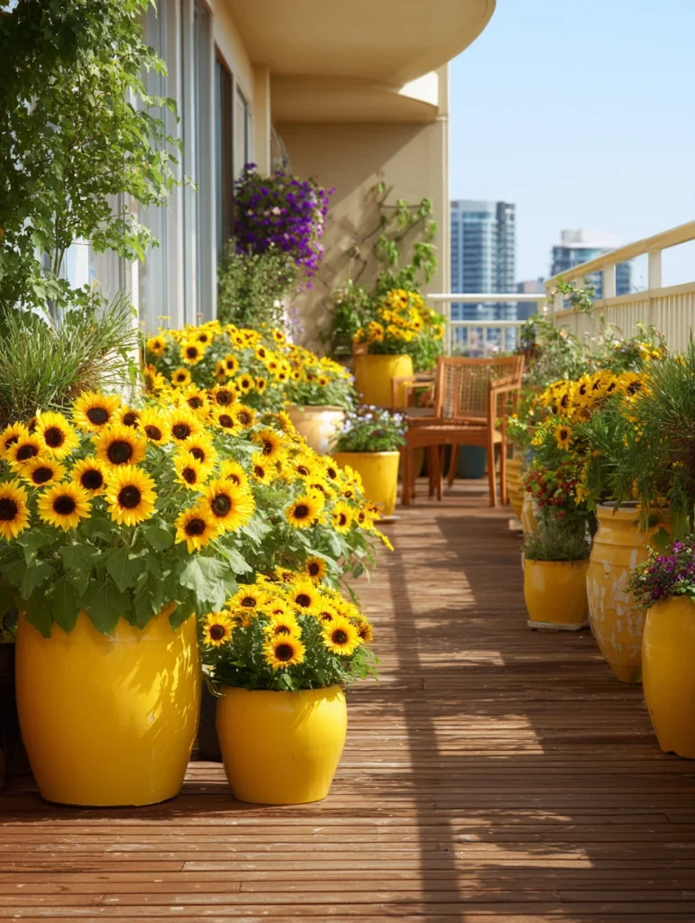 Beautiful Sunflower Garden Ideas: Plant a Dwarf Sunflower Container Garden