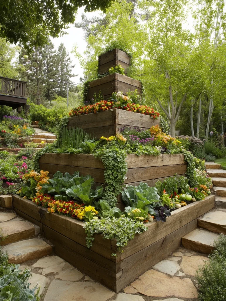 Best Raised Garden Bed Ideas: Tiered and Stacked Bed Designs