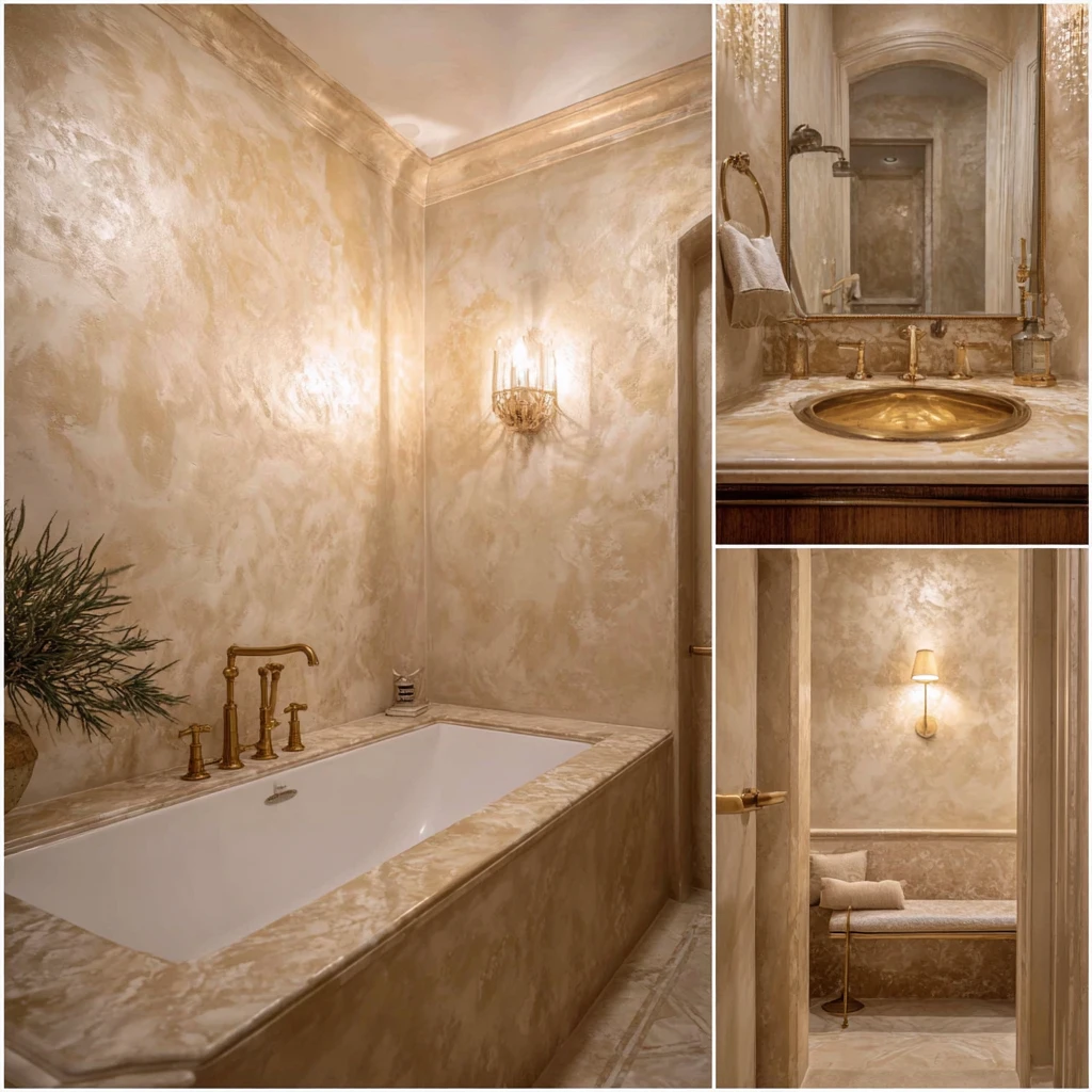 3 Venetian Plaster Walls