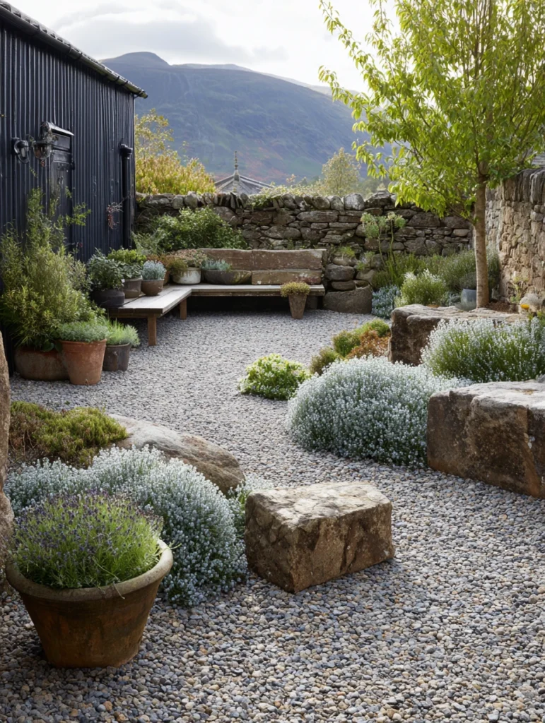 Scottish Garden Ideas: Design a Gravel Courtyard Garden