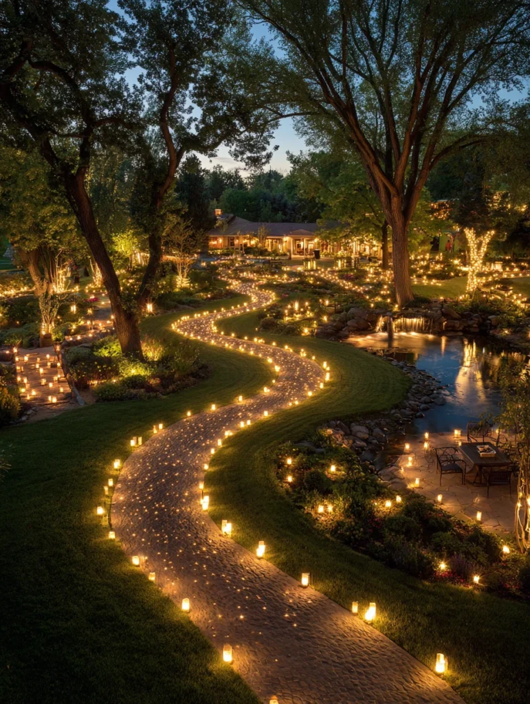Gorgeous Garden Party Ideas: Illuminated Pathway Markers