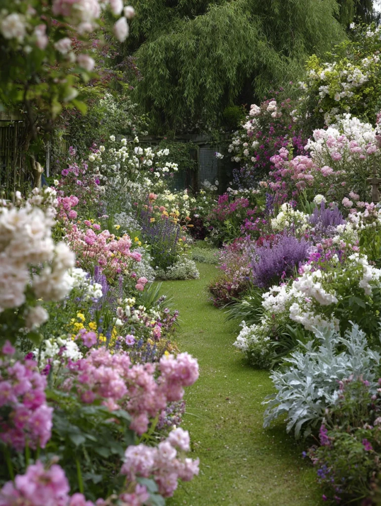 How To Create an English Cottage Garden for Your Flowers: Choose a Soft, Romantic Color Palette