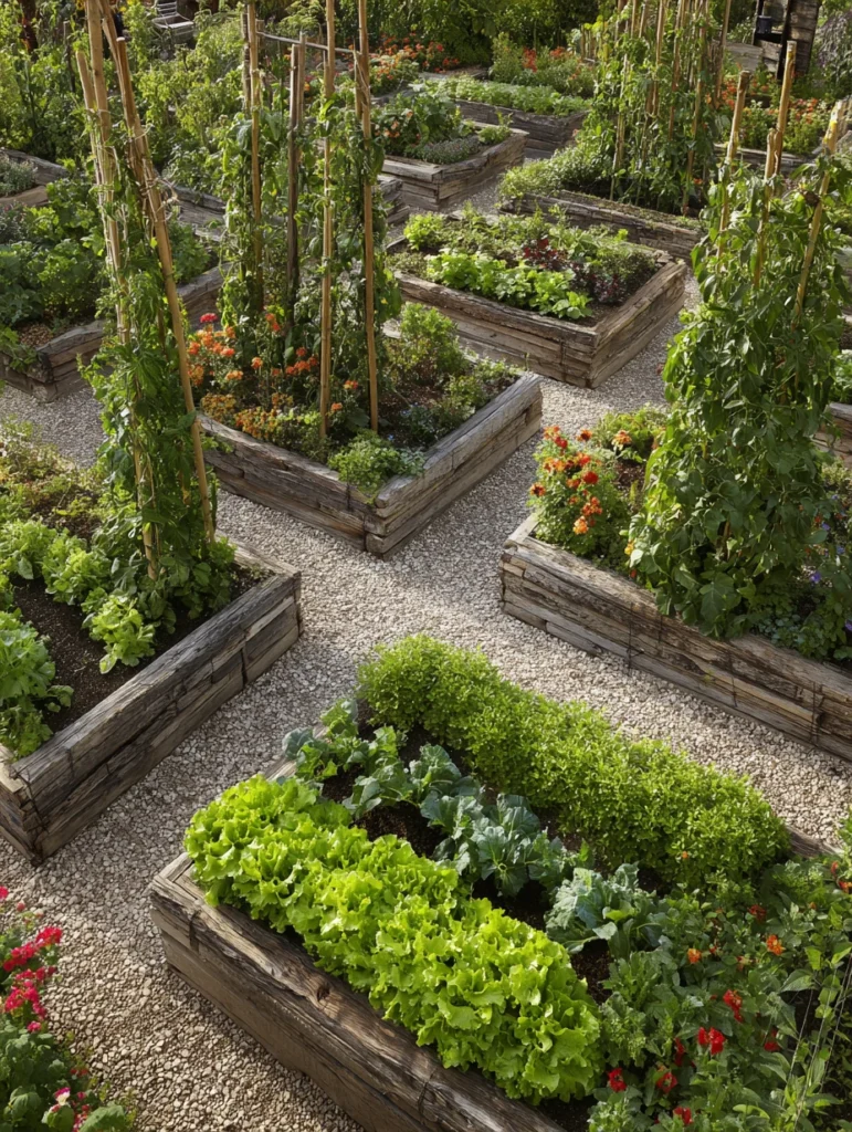 Aesthetic Garden Ideas: Create a Raised Bed Vegetable Garden
