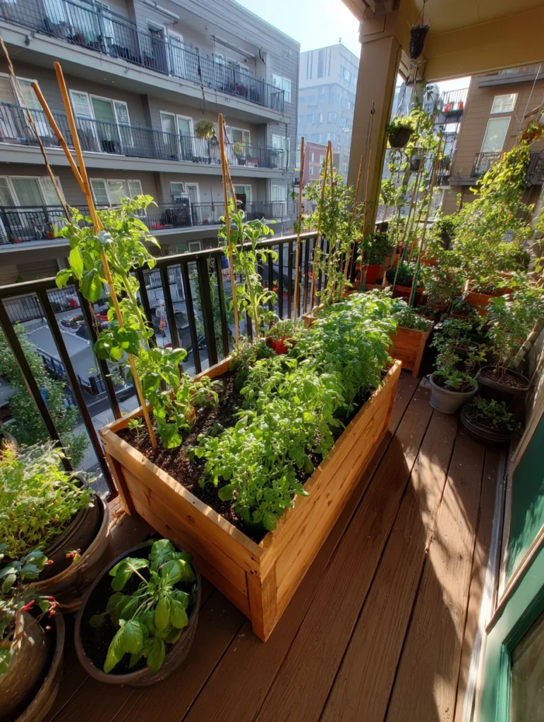 Small Balcony Garden Ideas: Raised Garden Beds