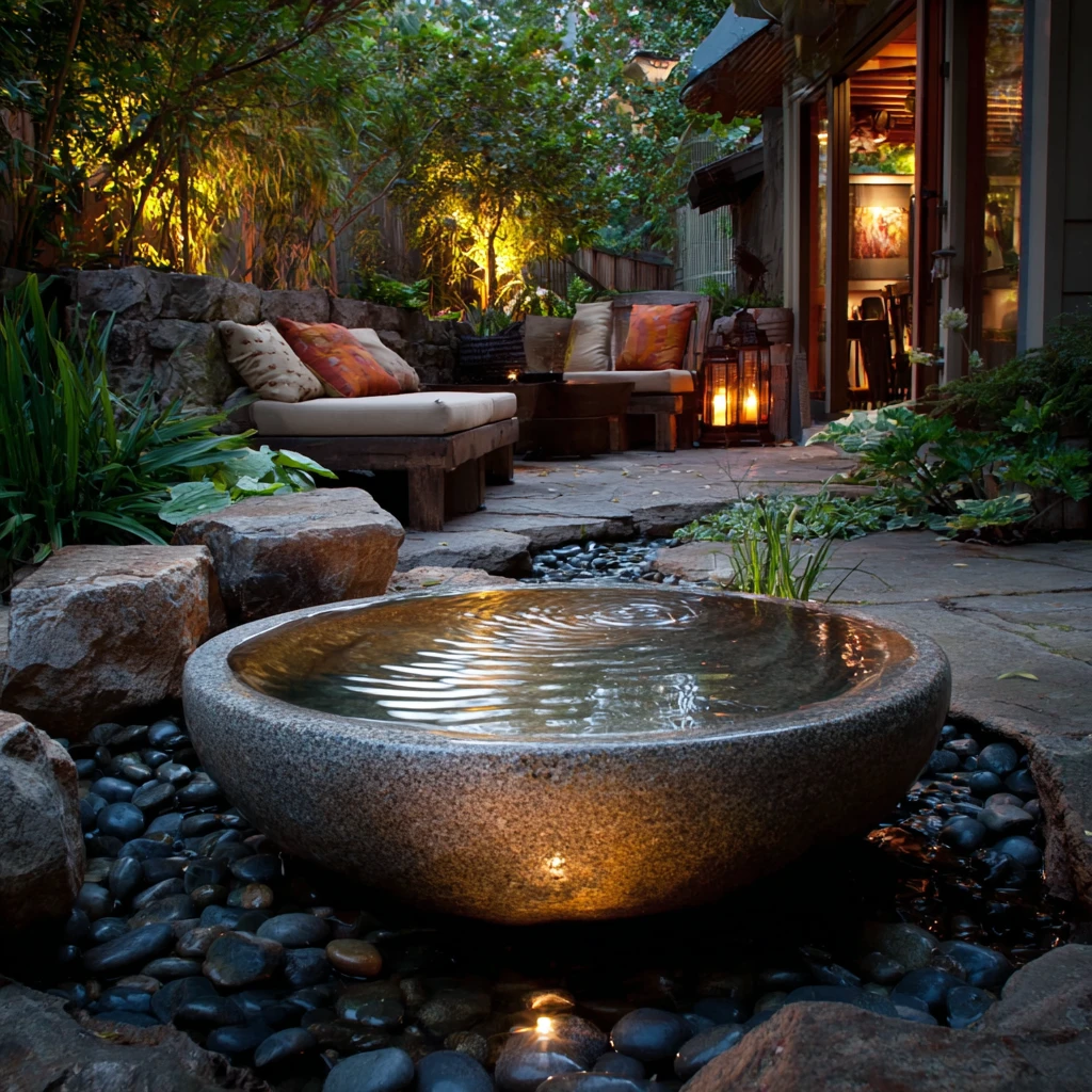 7 Water Pebble Fountain