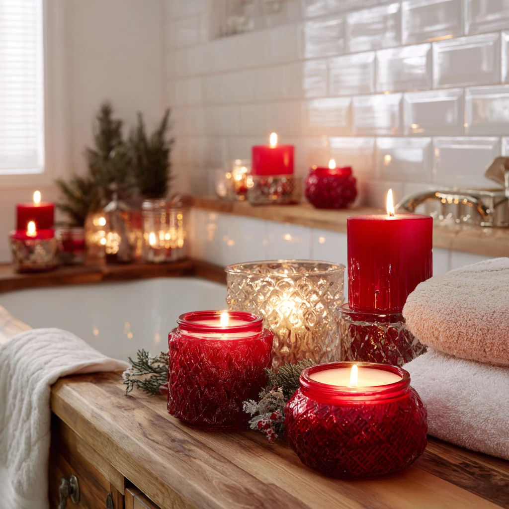 8 Christmas Scented Candles