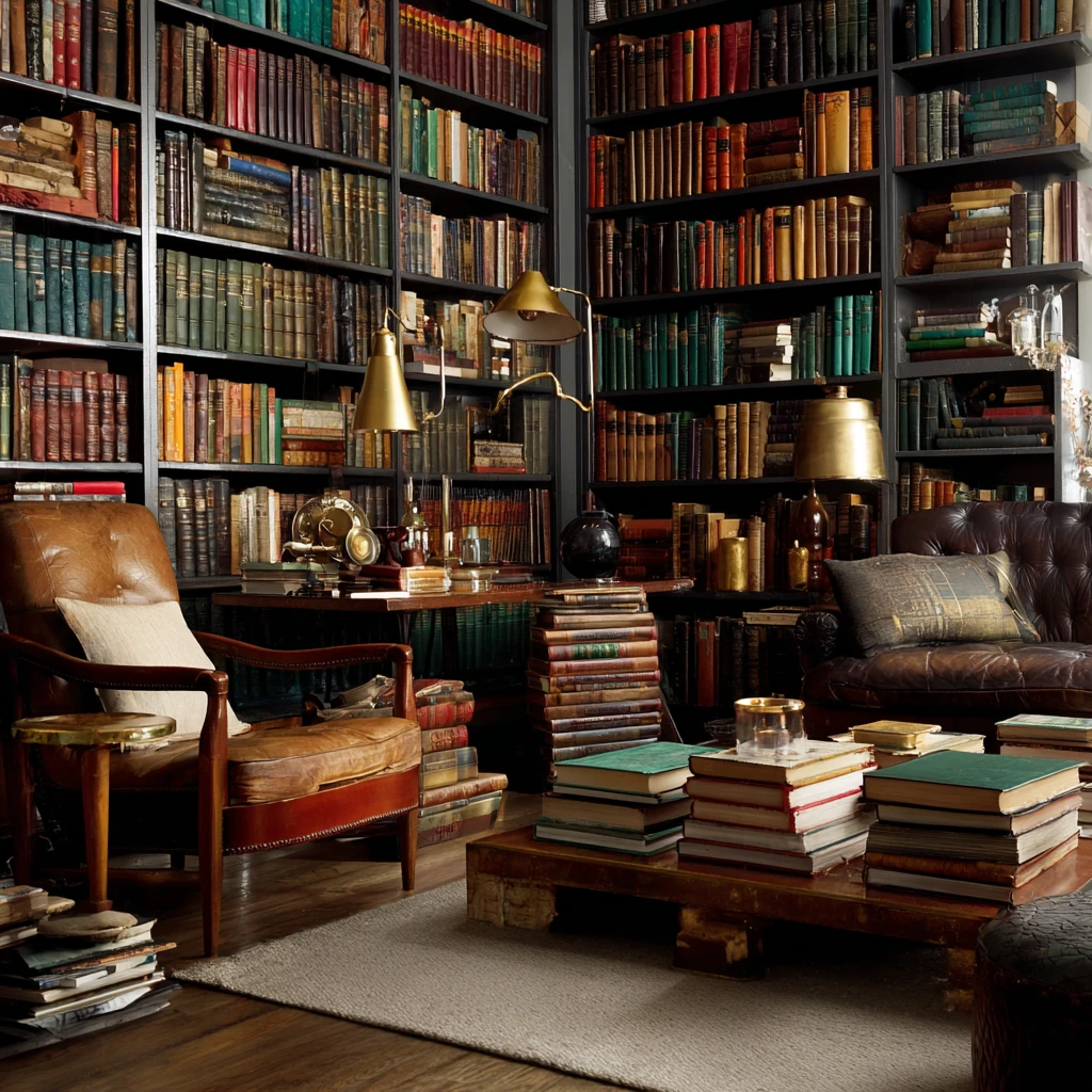 8 Display Vintage Books