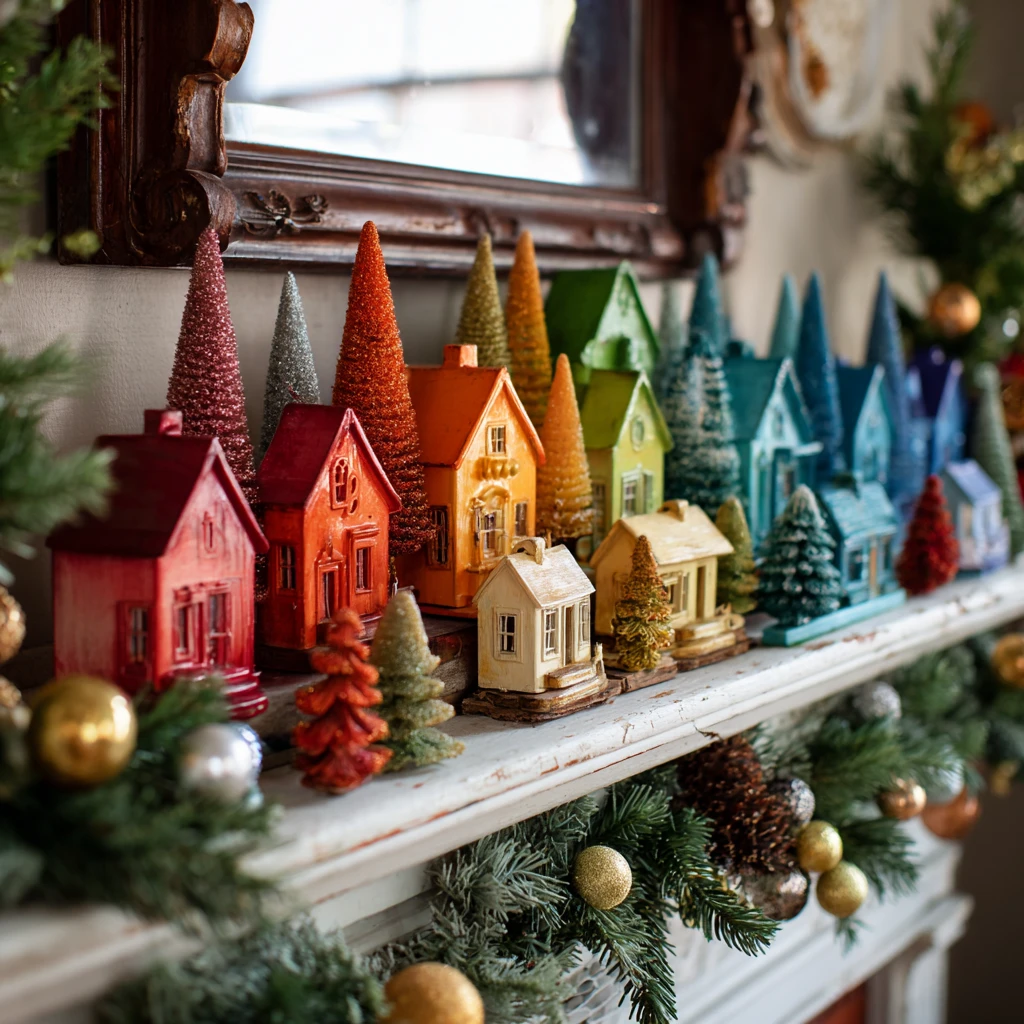 Vintage Colorful Christmas Decor Ideas