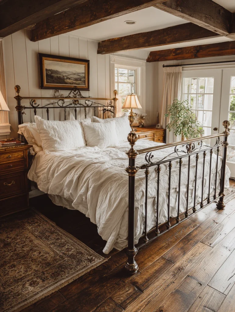 Aesthetic Irish Bedroom Ideas: Use Wrought Iron Bed Frames for Traditional Elegance