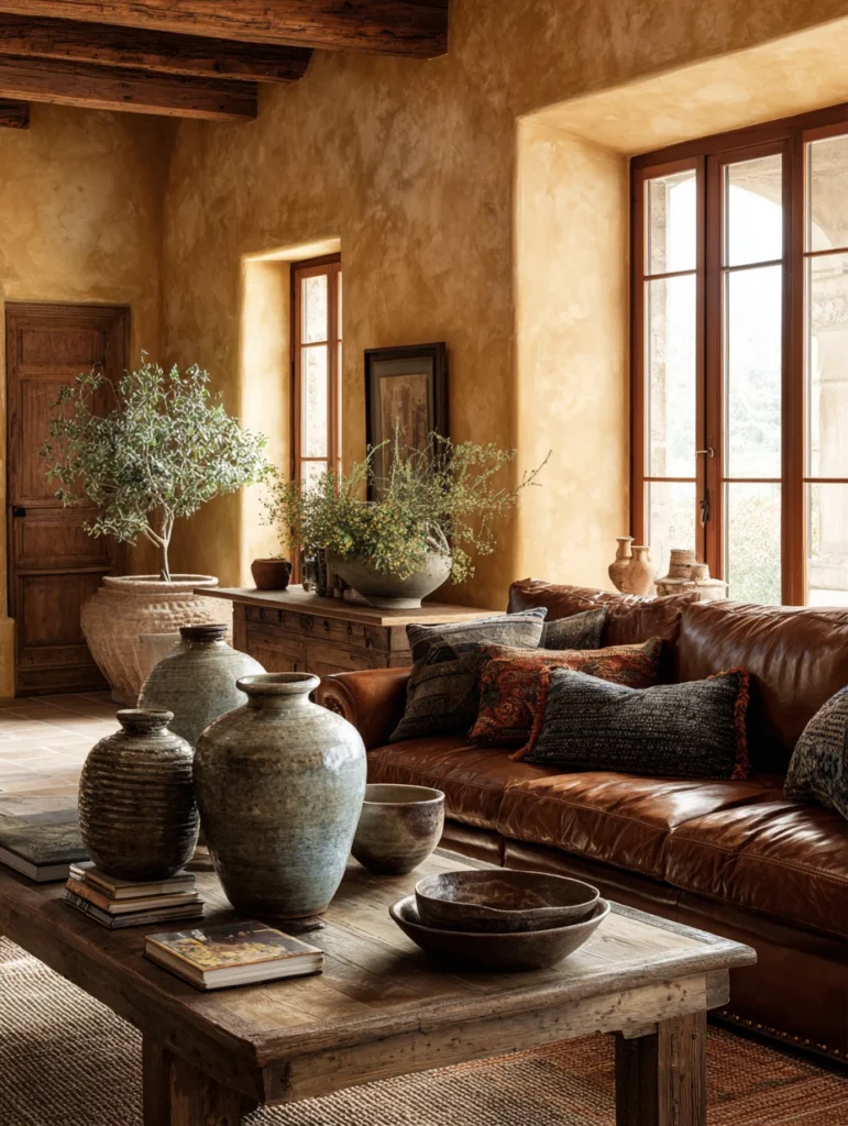 Italian Coffee Table Styling Ideas: Display Artisan Pottery