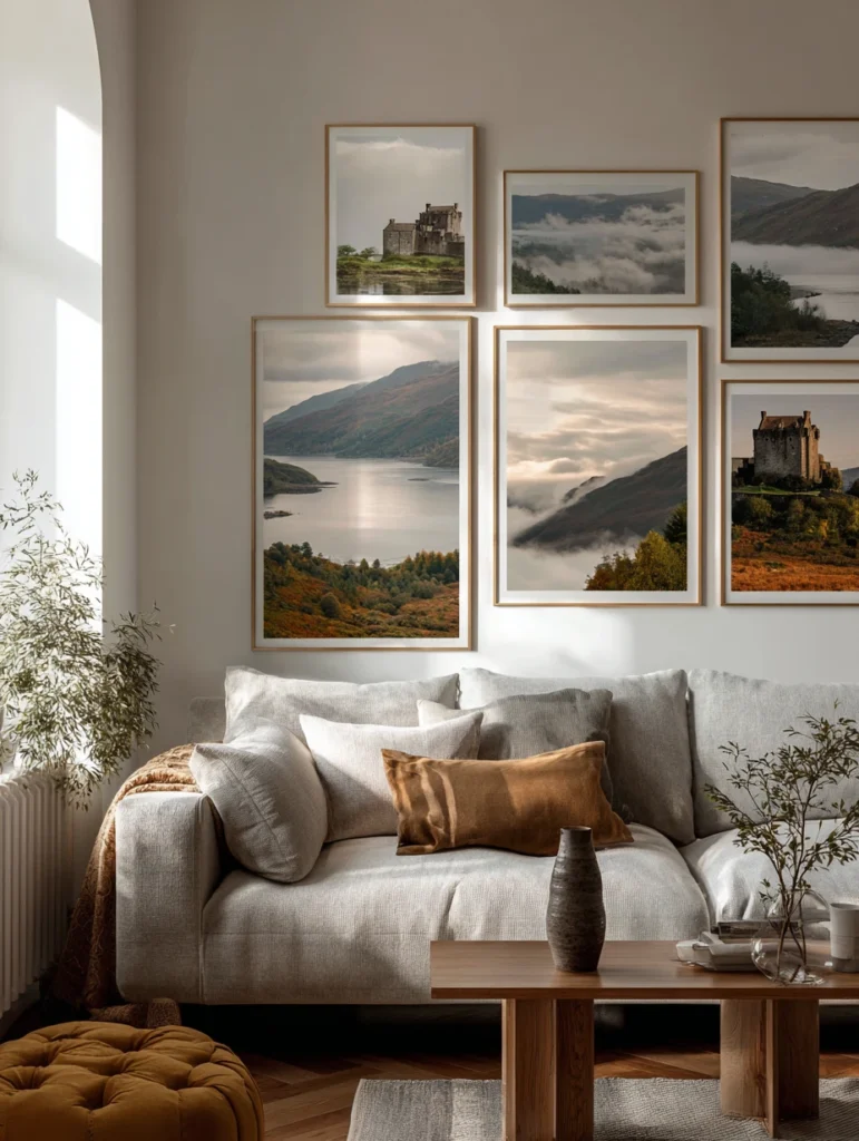 Aesthetic Scottish Living Room Ideas: Landscape Photography