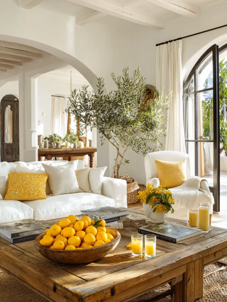 Mediterranean Coffee Table Styling Ideas: Showcase Fresh Citrus