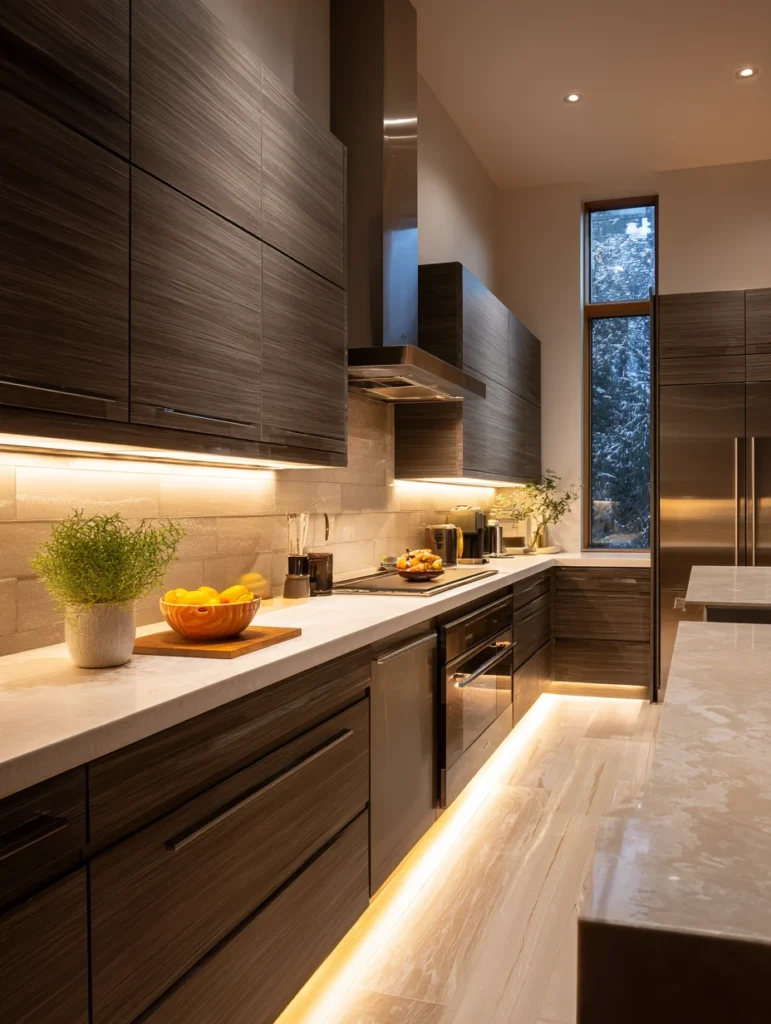 Mid-Century Modern Kitchen Ideas: Install Under-Cabinet Lighting