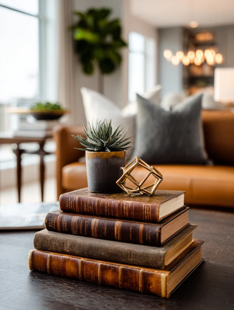 Modern Victorian Living Room Design Ideas: Create Vignettes on Side Tables