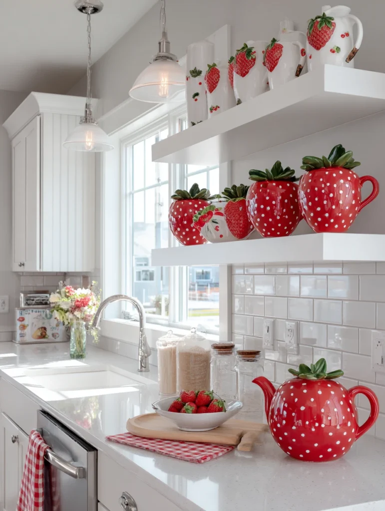 Strawberry Kitchen Decor Ideas: Strawberry Measuring Cups